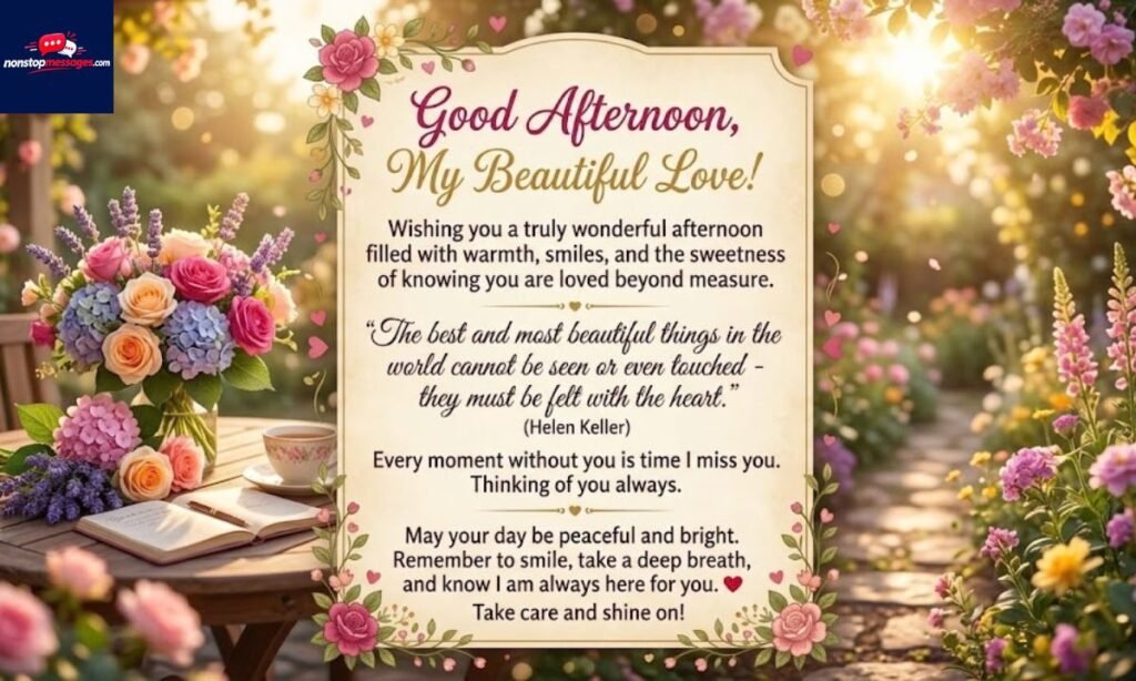 Funny Good Afternoon Message for Her