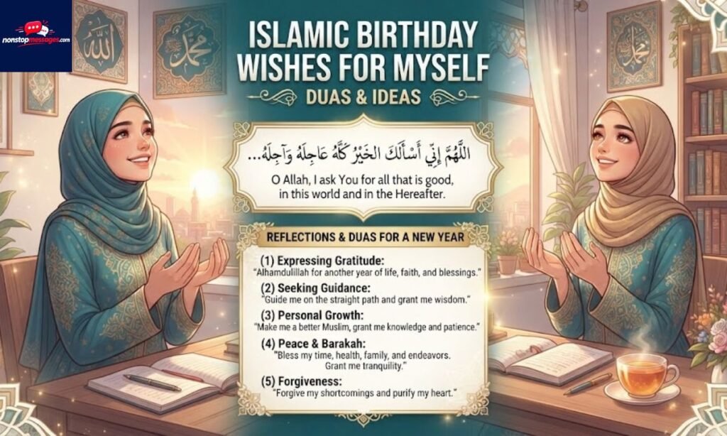 Short Islamic Birthday Wishes for Myself