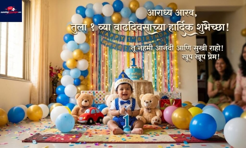 Son 1st Birthday Wishes for Baby Boy
