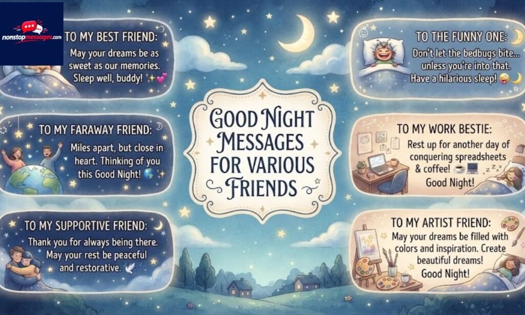 Good Night Messages for Close Friends