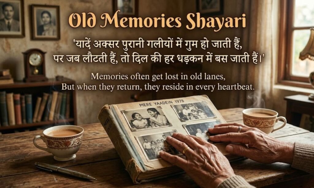 Old Memories Shayari in English