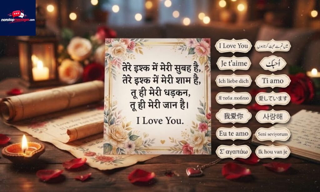 I Love You Shayari in English